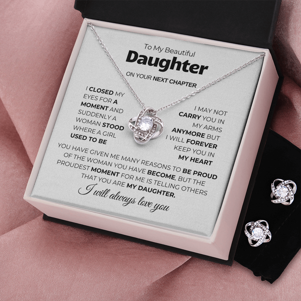 College Gift Set (Necklace + Free Earrings + Gift Box)