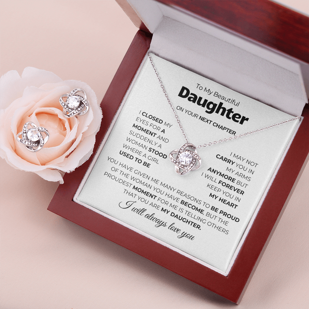 College Gift Set (Necklace + Free Earrings + Gift Box)