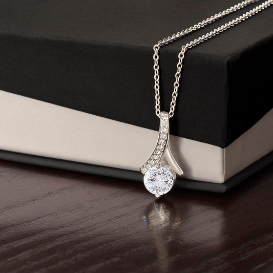 Collier seul - Goutte à goutte de diamant 