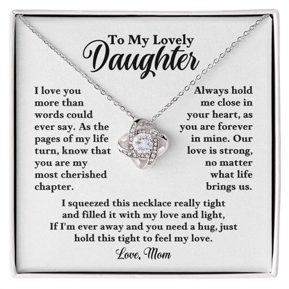 To My Daughter - Hold this necklace tight