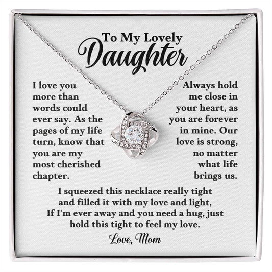 To My Daughter - Hold this necklace tight