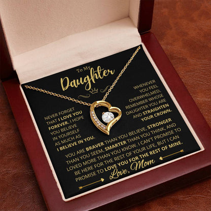 To My Daughter - Straighten your crown (Gold)