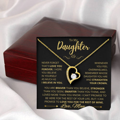 To My Daughter - Straighten your crown (Gold)