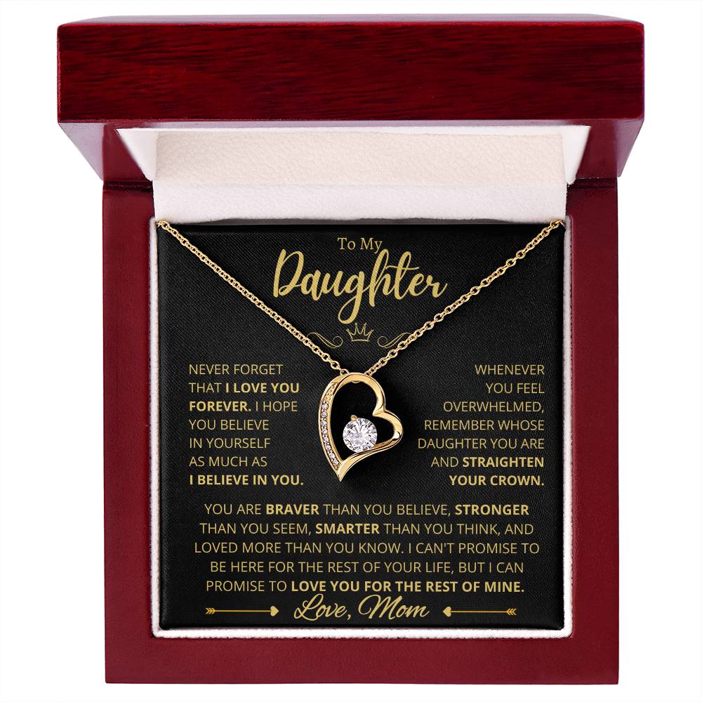 To My Daughter - Straighten your crown (Gold)