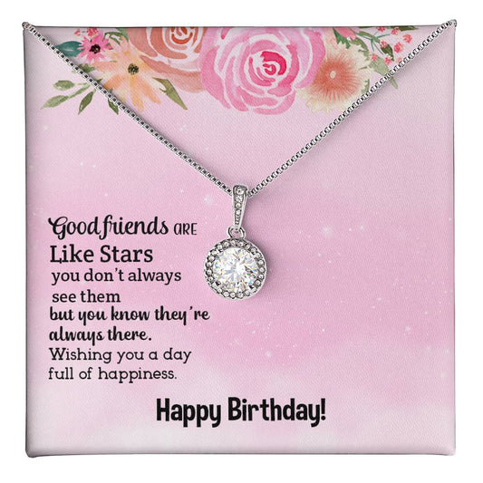 Happy Birthday - Good friends are like stars