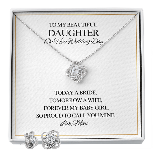 Wedding (Necklace + Free Earrings + Gift Box)