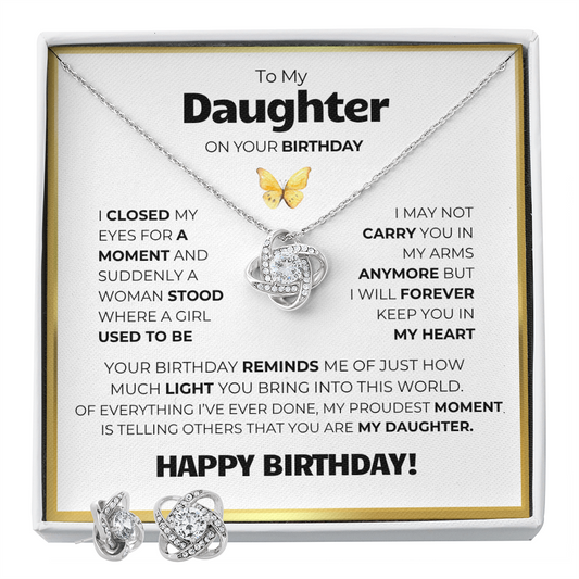 Birthday Butterfly (Necklace + Free Earrings + Gift Box)