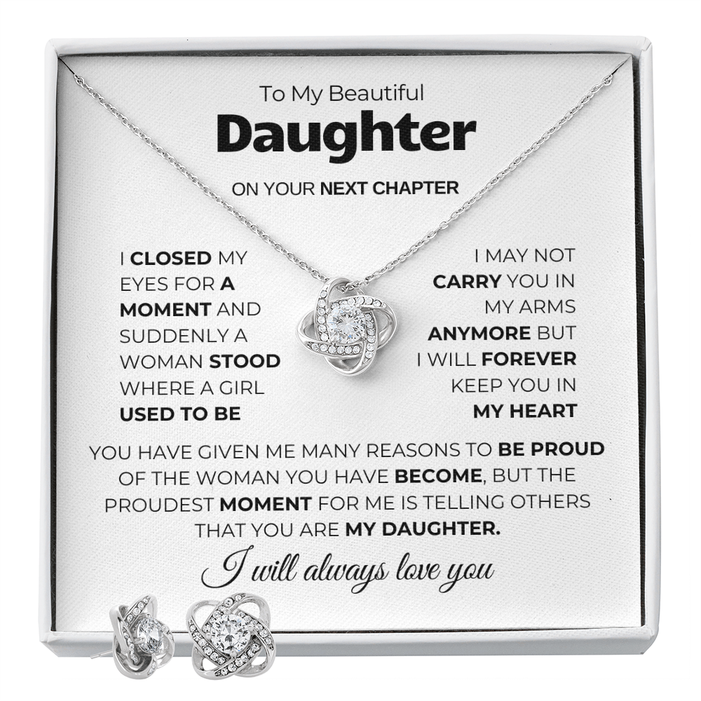 College Gift Set (Necklace + Free Earrings + Gift Box)