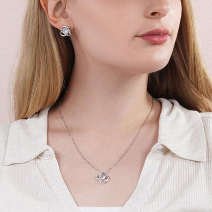 College Gift Set (Necklace + Free Earrings + Gift Box)