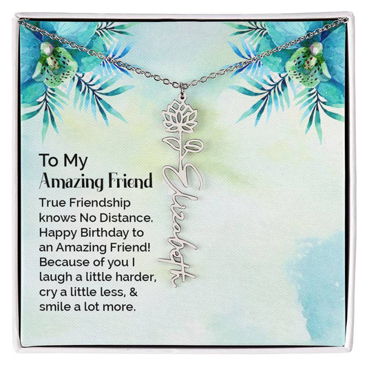 To My Amazing Friend - True friendship knows no distance