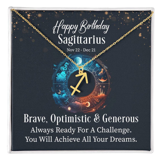 Happy Birthday - Sagittarius Zodiac Sign