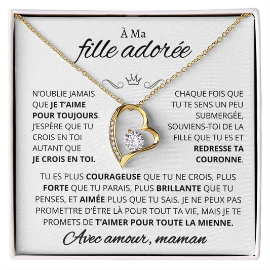 À ma fille adorée - Je t'aimerai pour le reste de ma vie