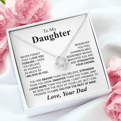 To My Daughter -  Never forget that I love you